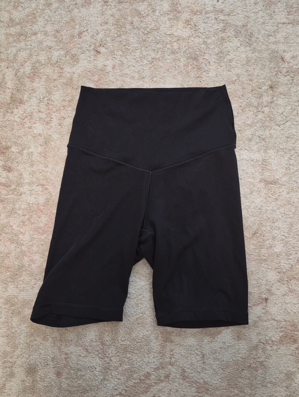 aerie Black High-Rise Bike Shorts